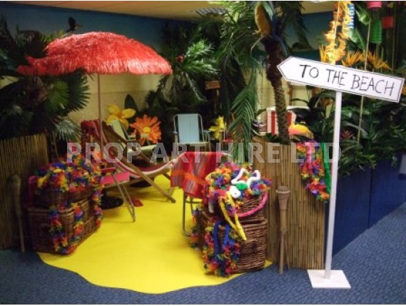 Beach reception area